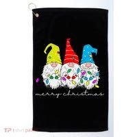 Merry Christmas Gnome Golf Towel thumb 0