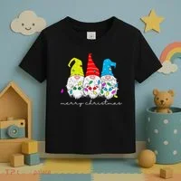 Merry Christmas Gnome Toddler T-Shirt thumb 3