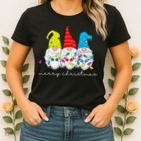Merry Christmas Gnome Women's T-Shirt thumb 2