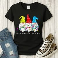 Merry Christmas Gnome Women's T-Shirt thumb 3