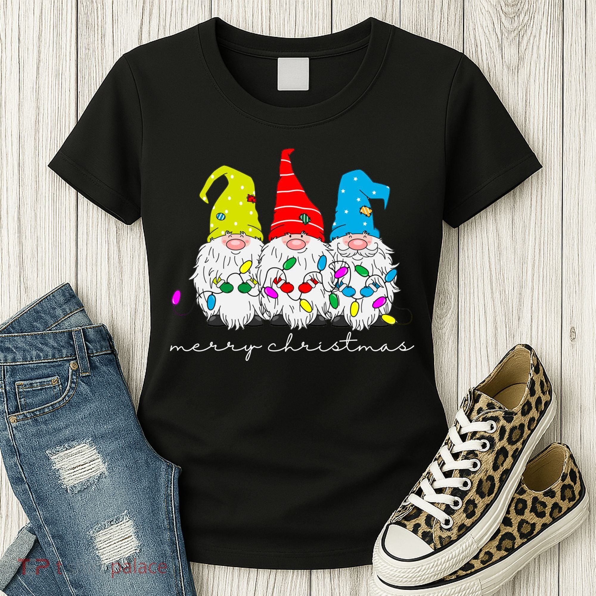 Merry Christmas Gnome Women's T-Shirt