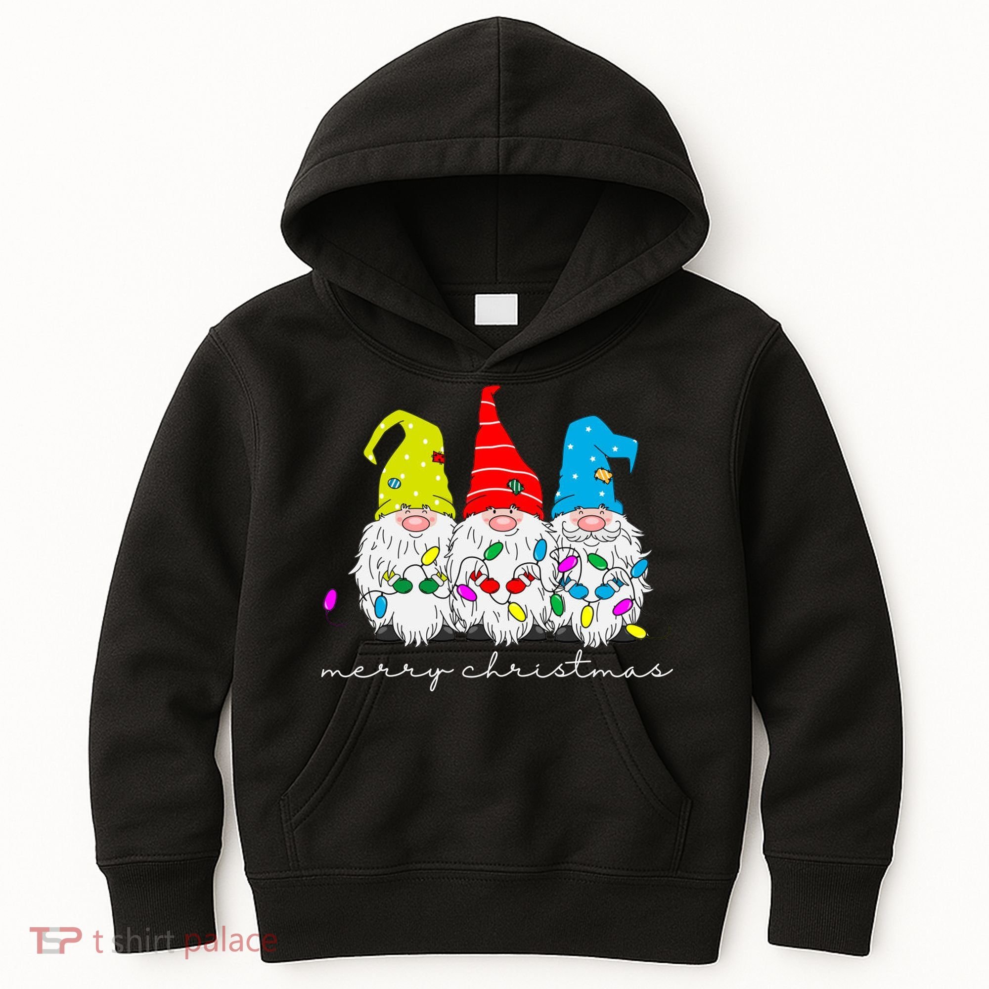 Merry Christmas Gnome Kids Hoodie