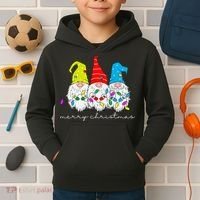 Merry Christmas Gnome Kids Hoodie thumb 2