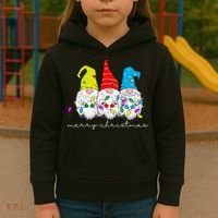 Merry Christmas Gnome Kids Hoodie thumb 3