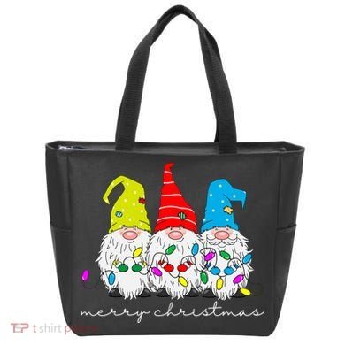 Merry Christmas Gnome Tote Bag