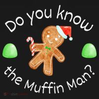 Merry Christmas Gingerbread Do You Know The Muffin Man Women's Hoodie thumb 2