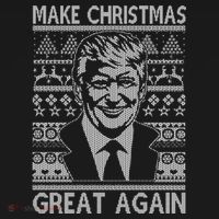Make Christmas Great Again Funny Trump Ugly Bucket Hat thumb 4