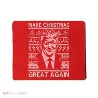 Make Christmas Great Again Funny Trump Ugly Mousepad thumb 0