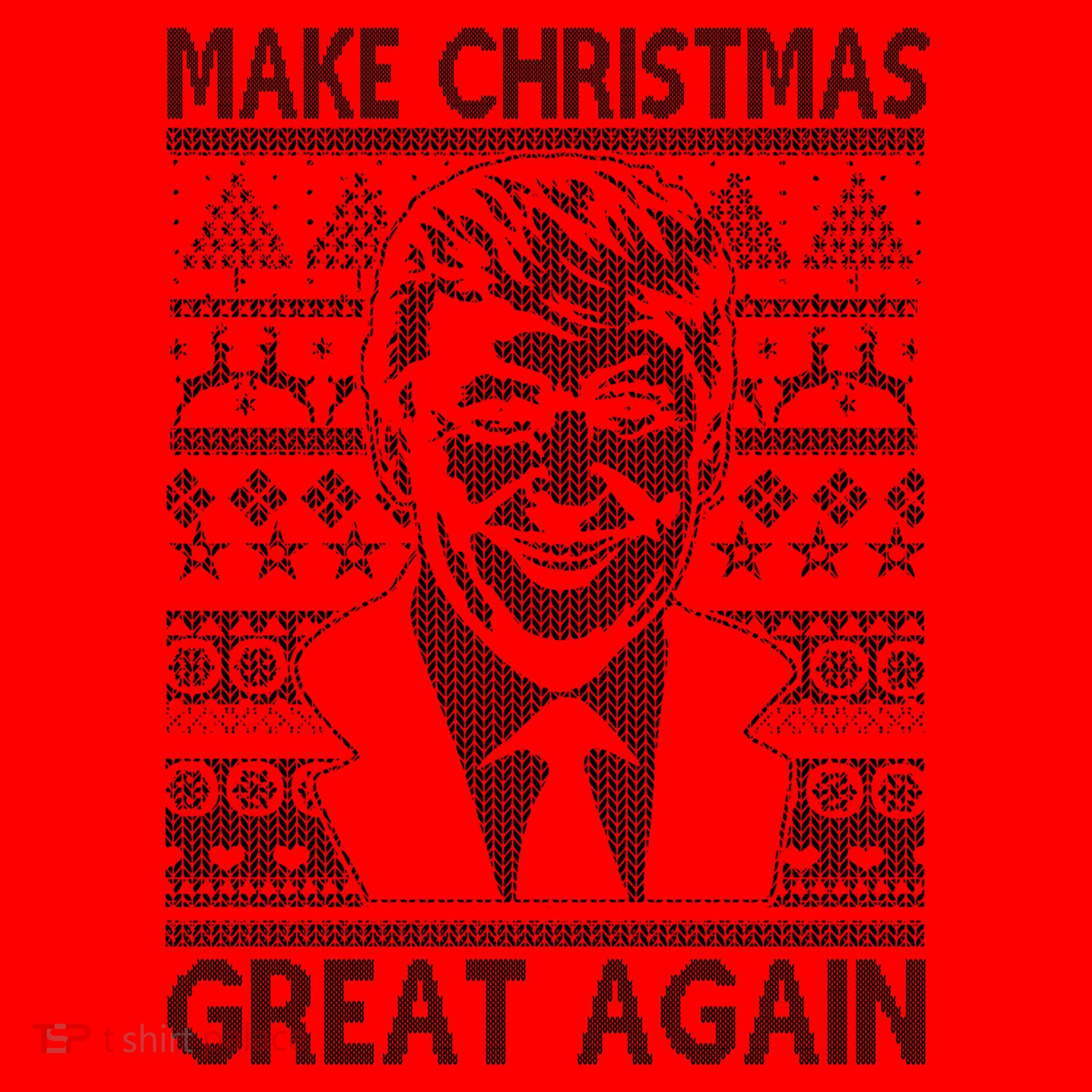 Make Christmas Great Again Funny Trump Ugly Santa Hat
