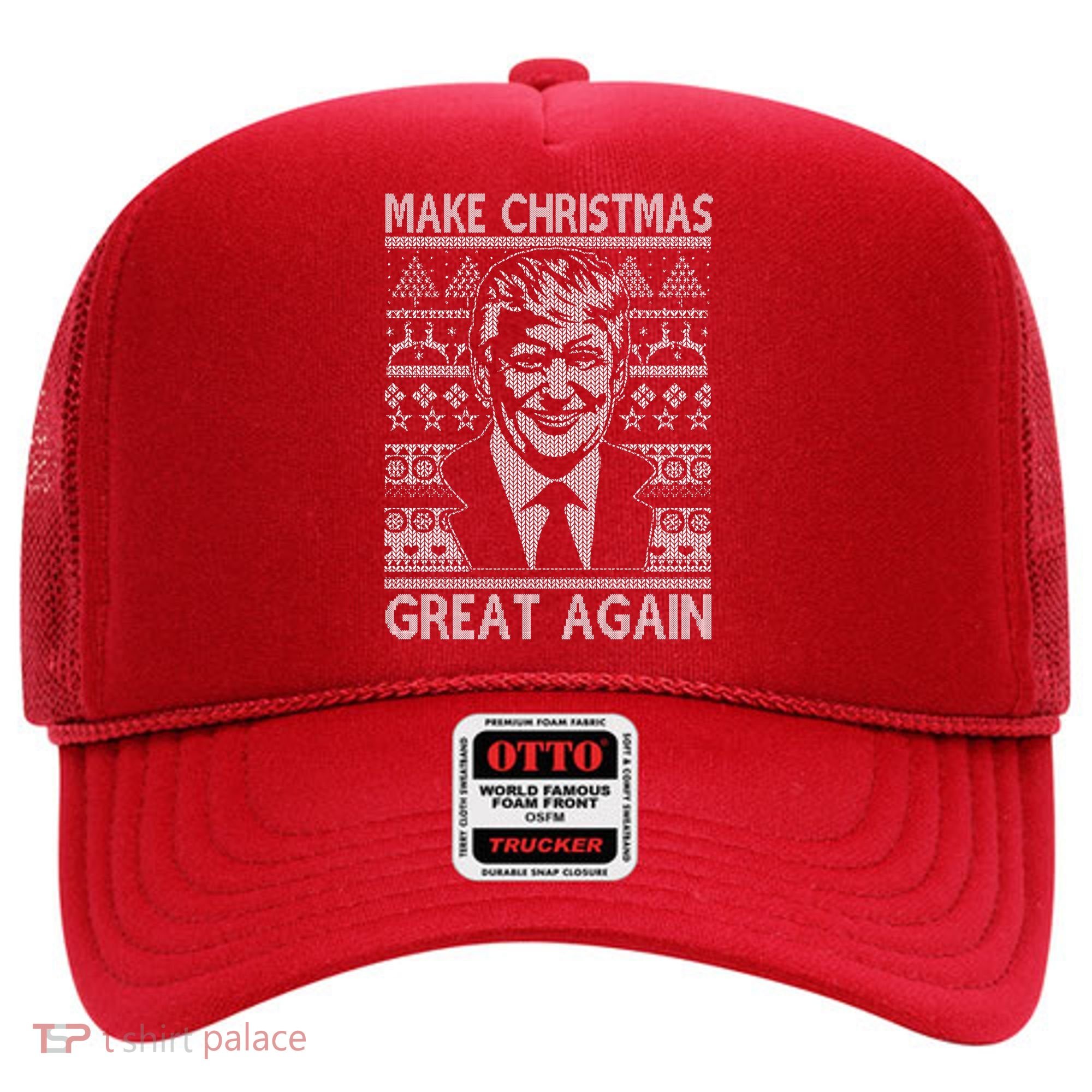 Make Christmas Great Again Funny Trump Ugly Hat