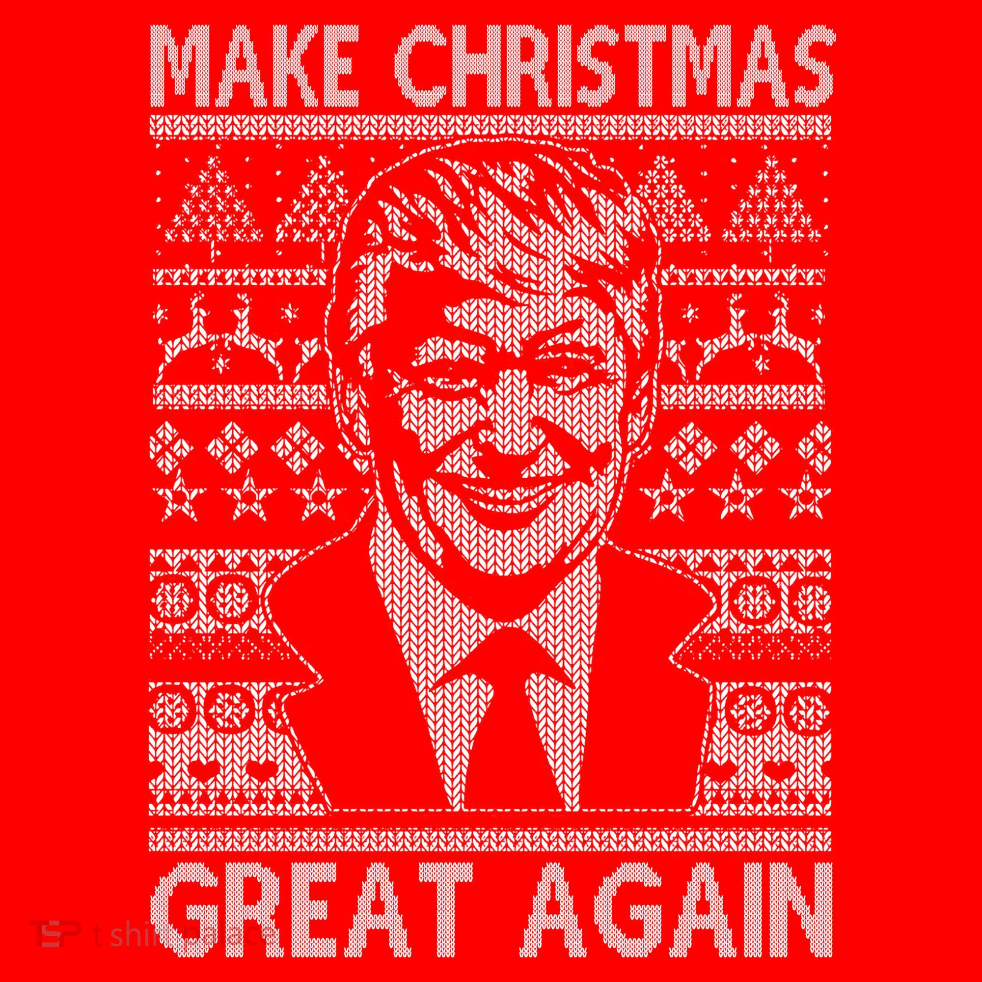 Make Christmas Great Again Funny Trump Ugly Visor