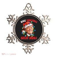 Make Christmas Great Again Funny Donald Trump Xmas Lights Ornament thumb 0