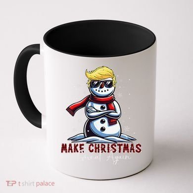 Make Christmas Great Again Snowman Trump Holiday Coffee Mug