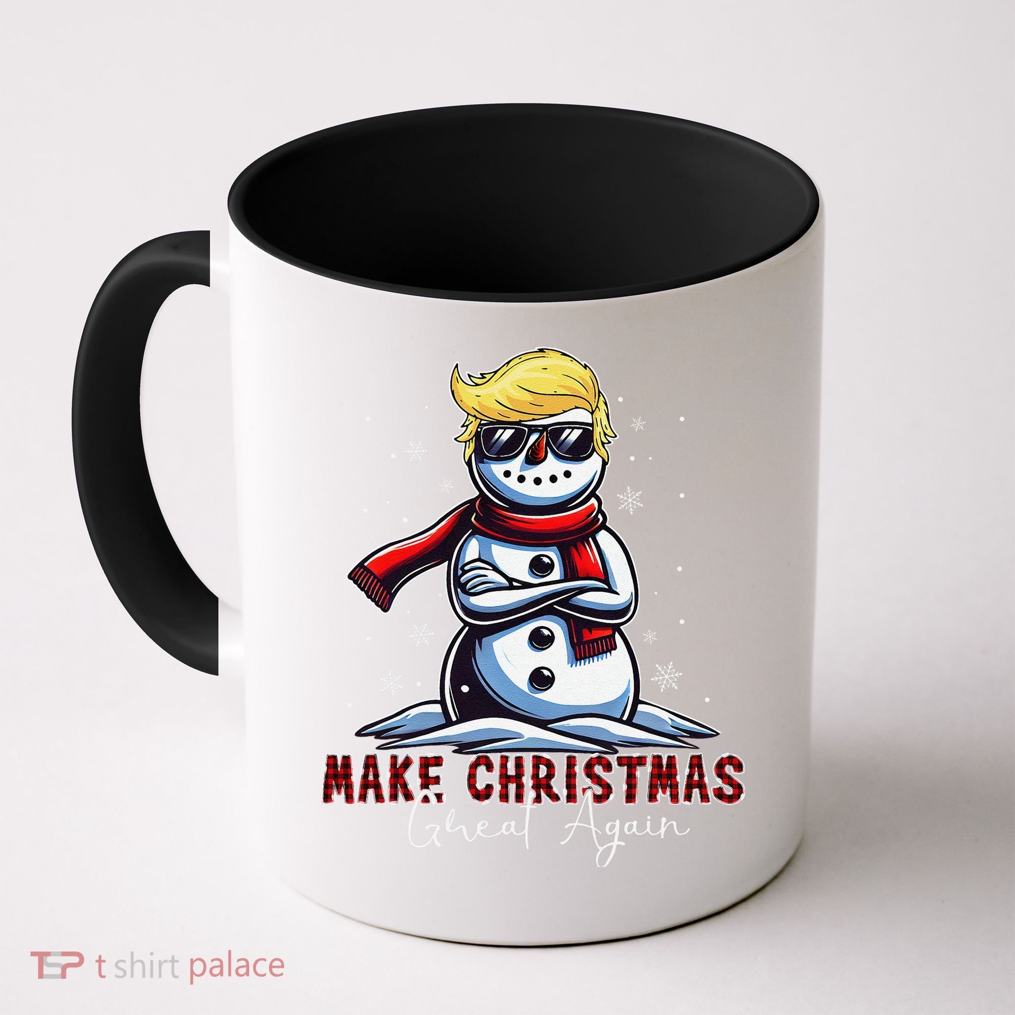 Make Christmas Great Again Snowman Trump Holiday Coffee Mug