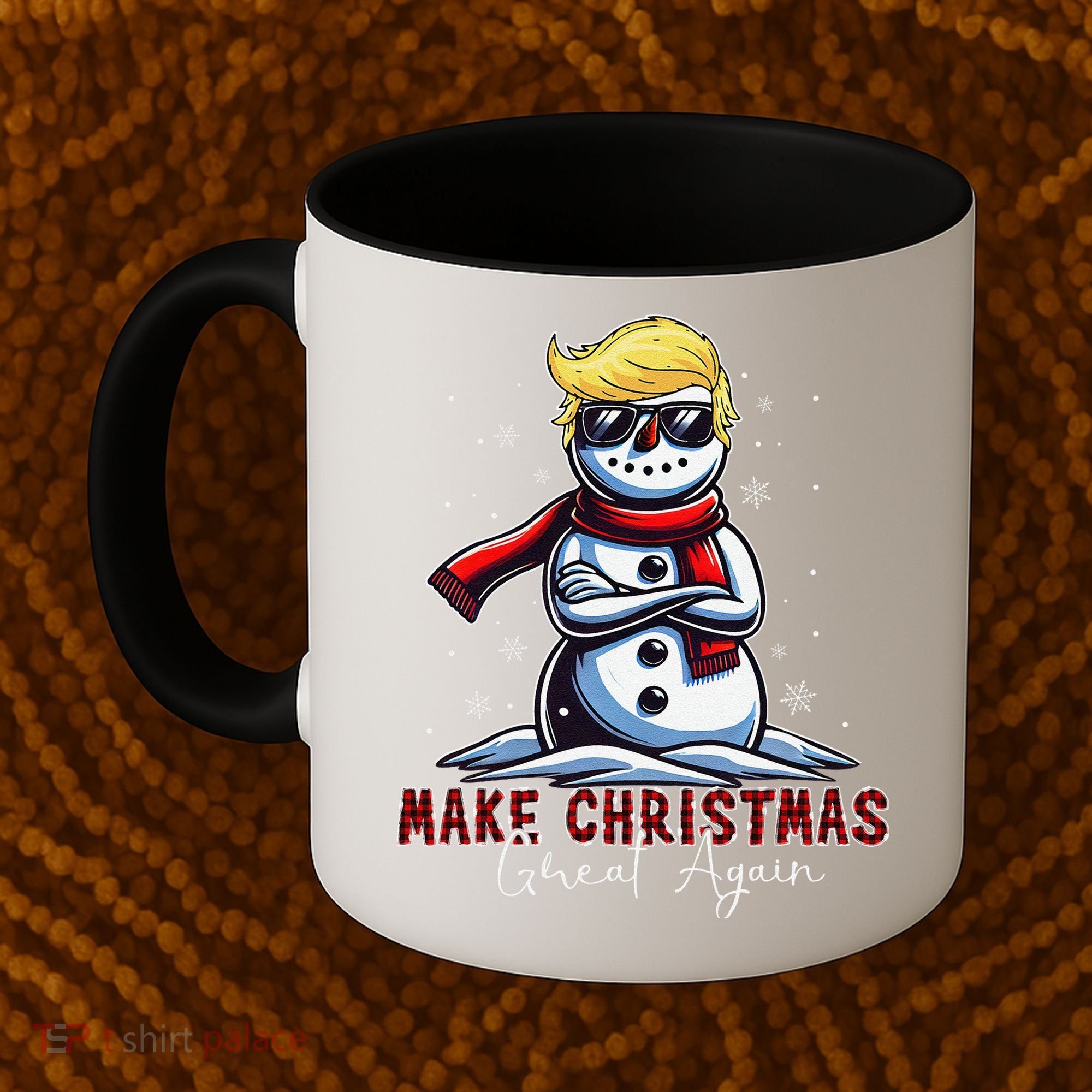 Make Christmas Great Again Snowman Trump Holiday Coffee Mug