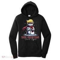 Make Christmas Great Again Snowman Trump Holiday Women's Hoodie thumb 0