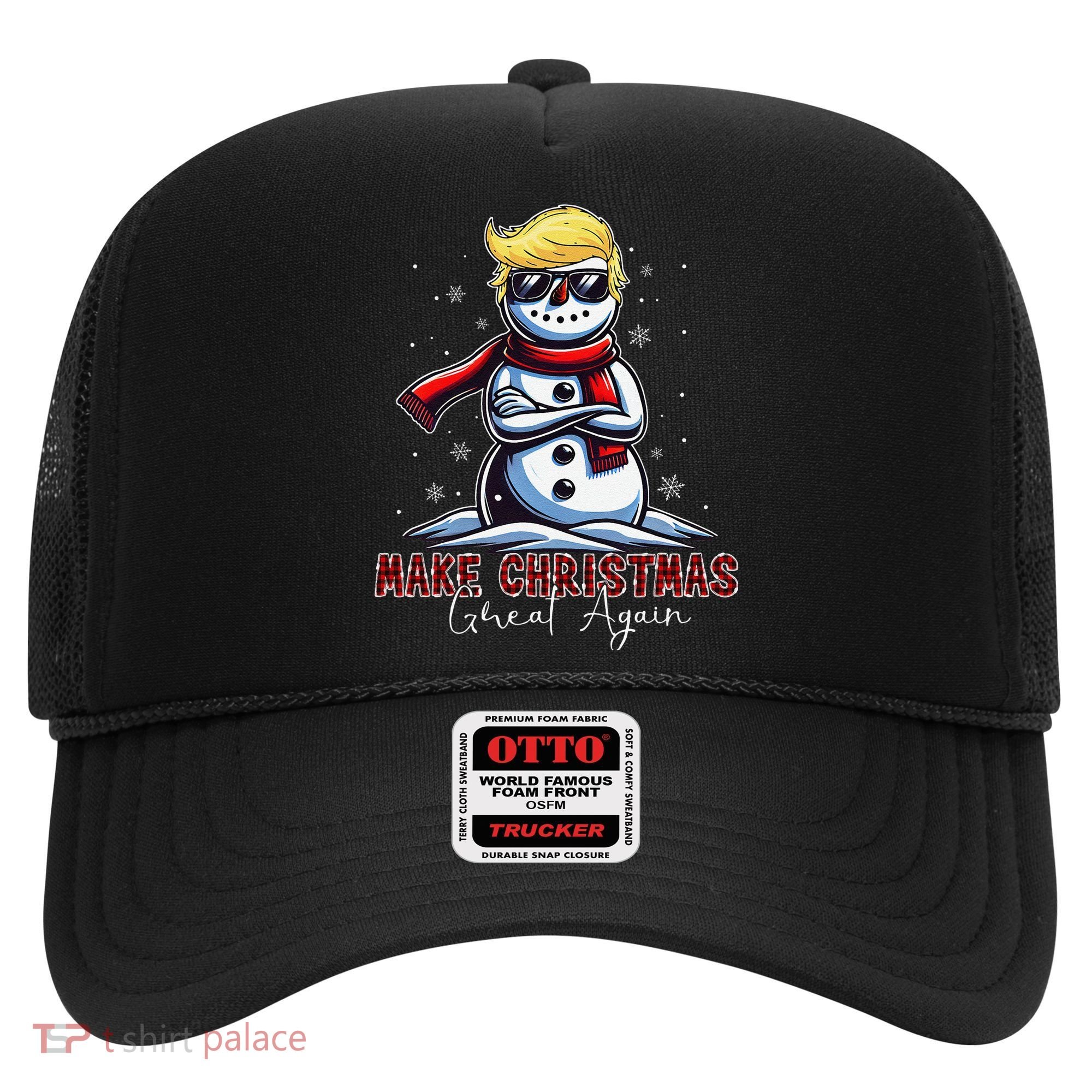 Make Christmas Great Again Snowman Trump Holiday Hat