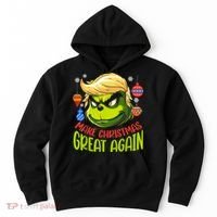 Make Christmas Great Again Donald Trump Xmas Funny Gift Hoodie thumb 0