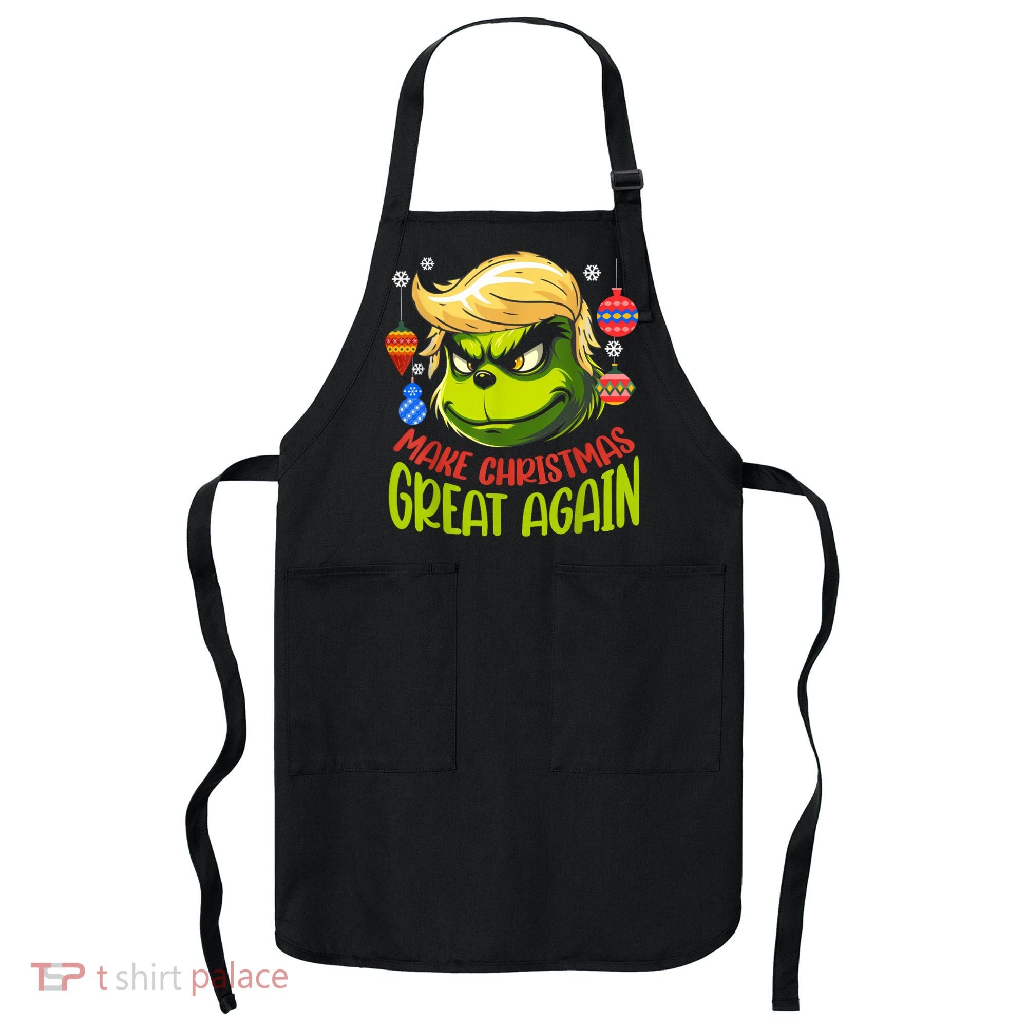 Make Christmas Great Again Donald Trump Xmas Funny Gift Apron