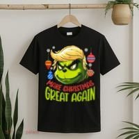 Make Christmas Great Again Donald Trump Xmas Funny Gift T-Shirt thumb 2