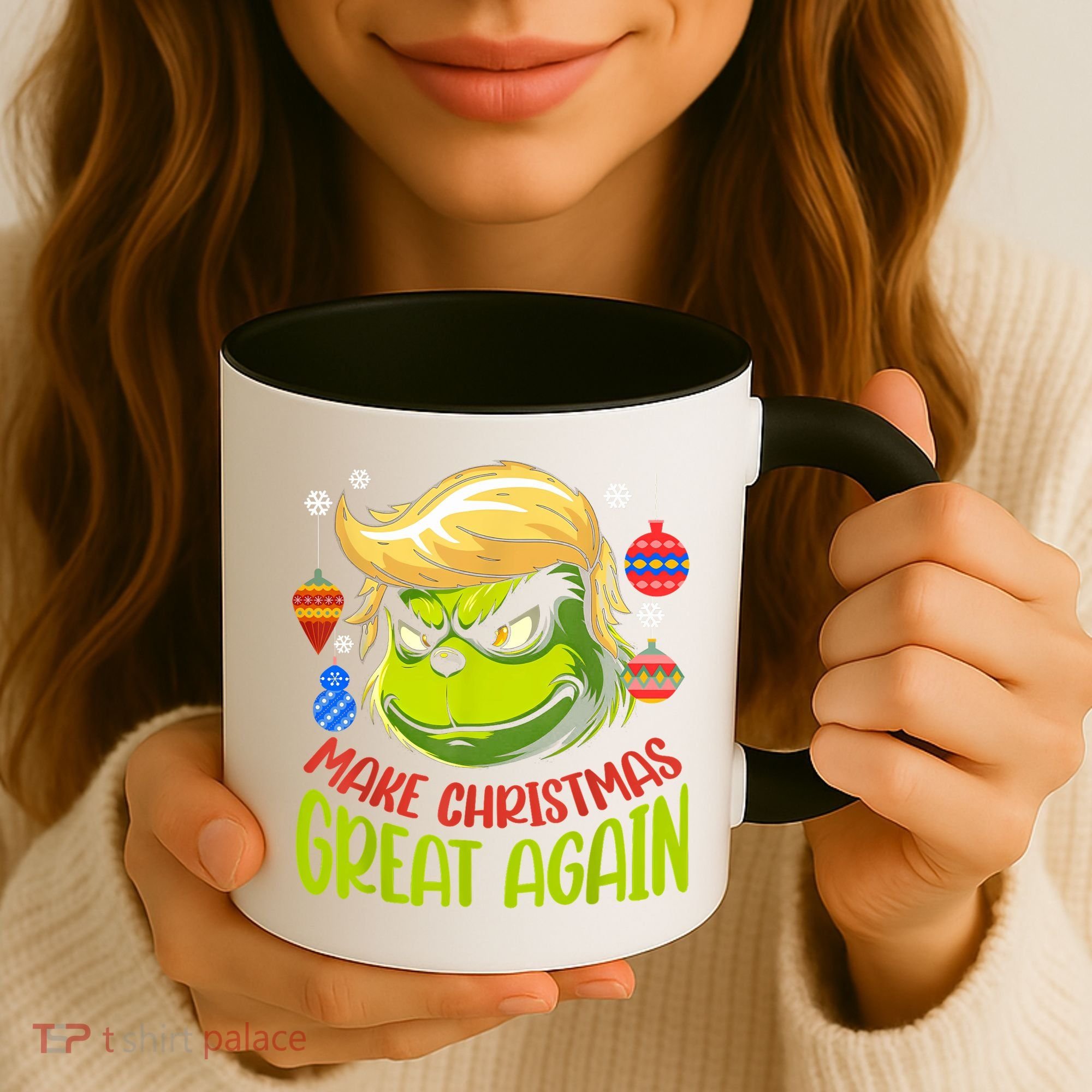 Make Christmas Great Again Donald Trump Xmas Funny Gift Coffee Mug