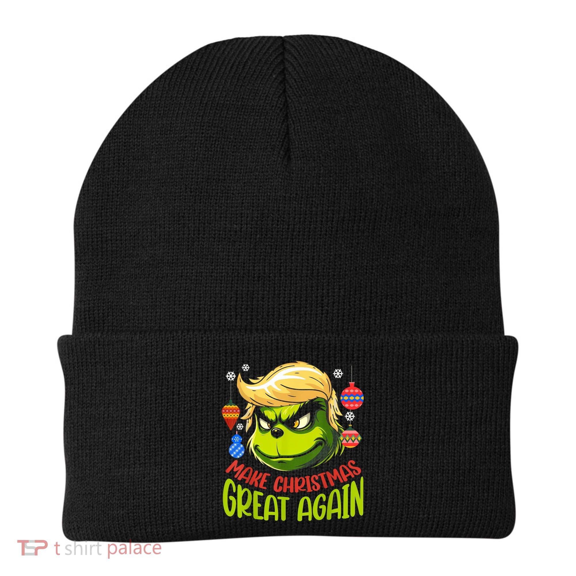 Make Christmas Great Again Donald Trump Xmas Funny Gift Beanie