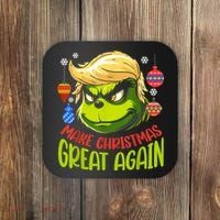 Make Christmas Great Again Donald Trump Xmas Funny Gift Coaster thumb 0