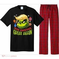 Make Christmas Great Again Donald Trump Xmas Funny Gift Pajama Set thumb 0