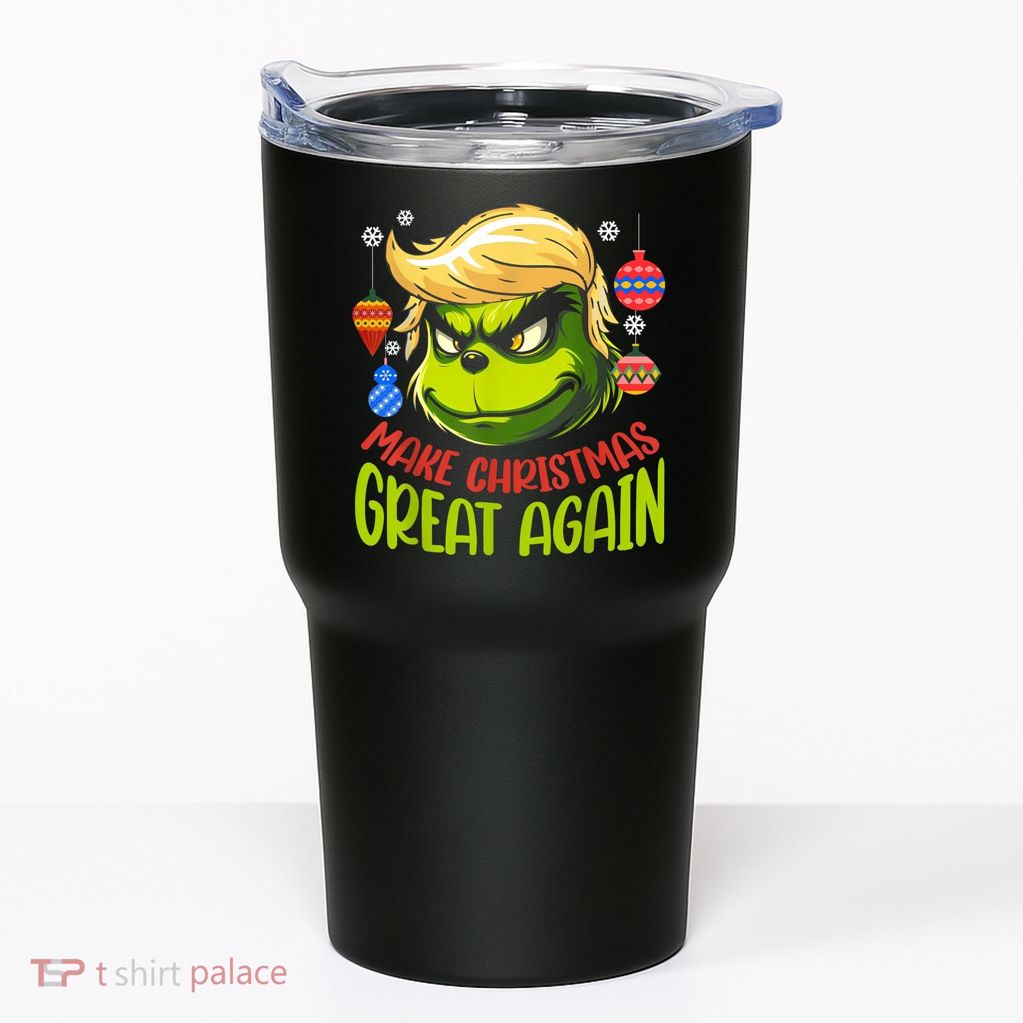 Make Christmas Great Again Donald Trump Xmas Funny Gift Tumbler