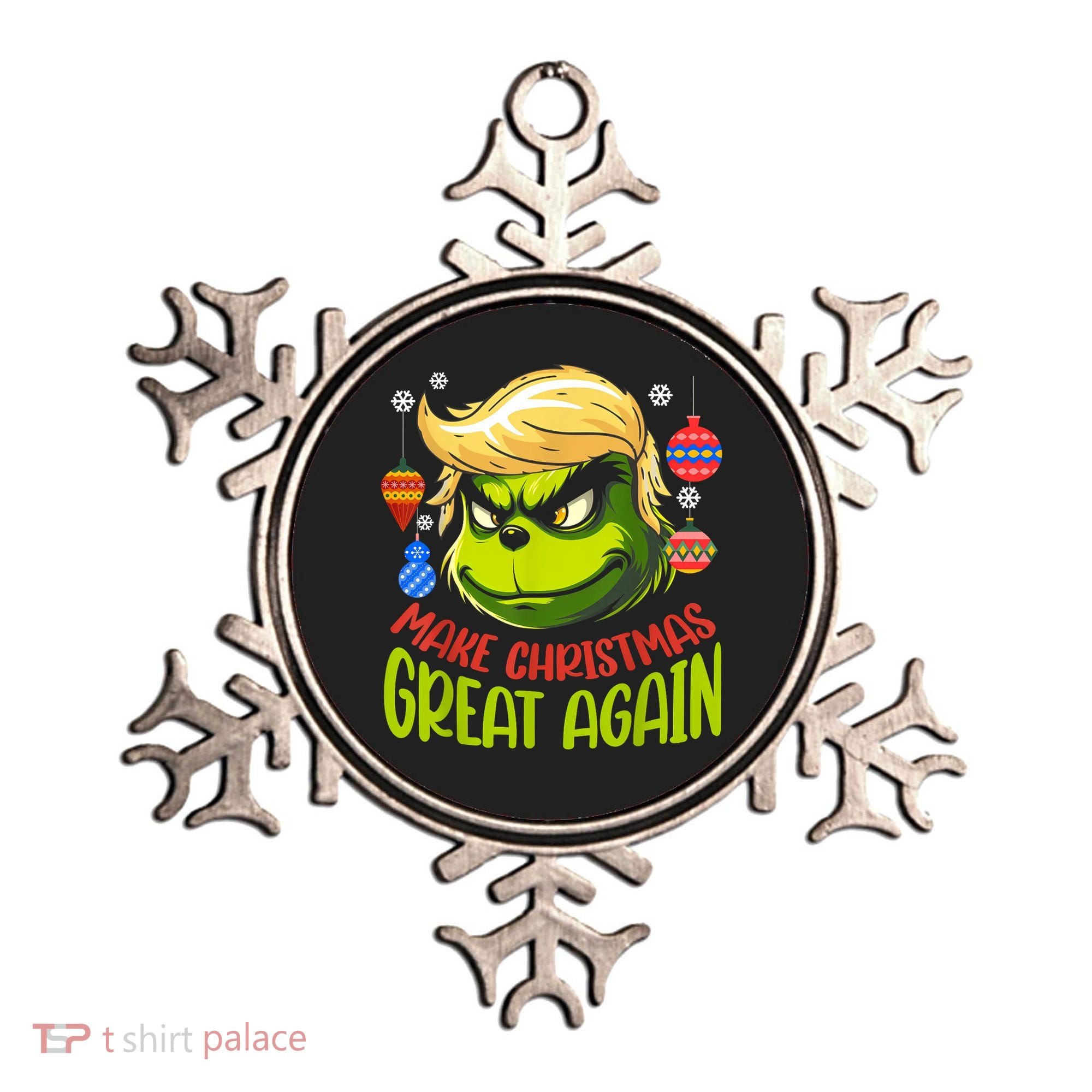 Make Christmas Great Again Donald Trump Xmas Funny Gift Ornament