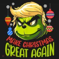 Make Christmas Great Again Donald Trump Xmas Funny Gift Baby Bodysuit thumb 2