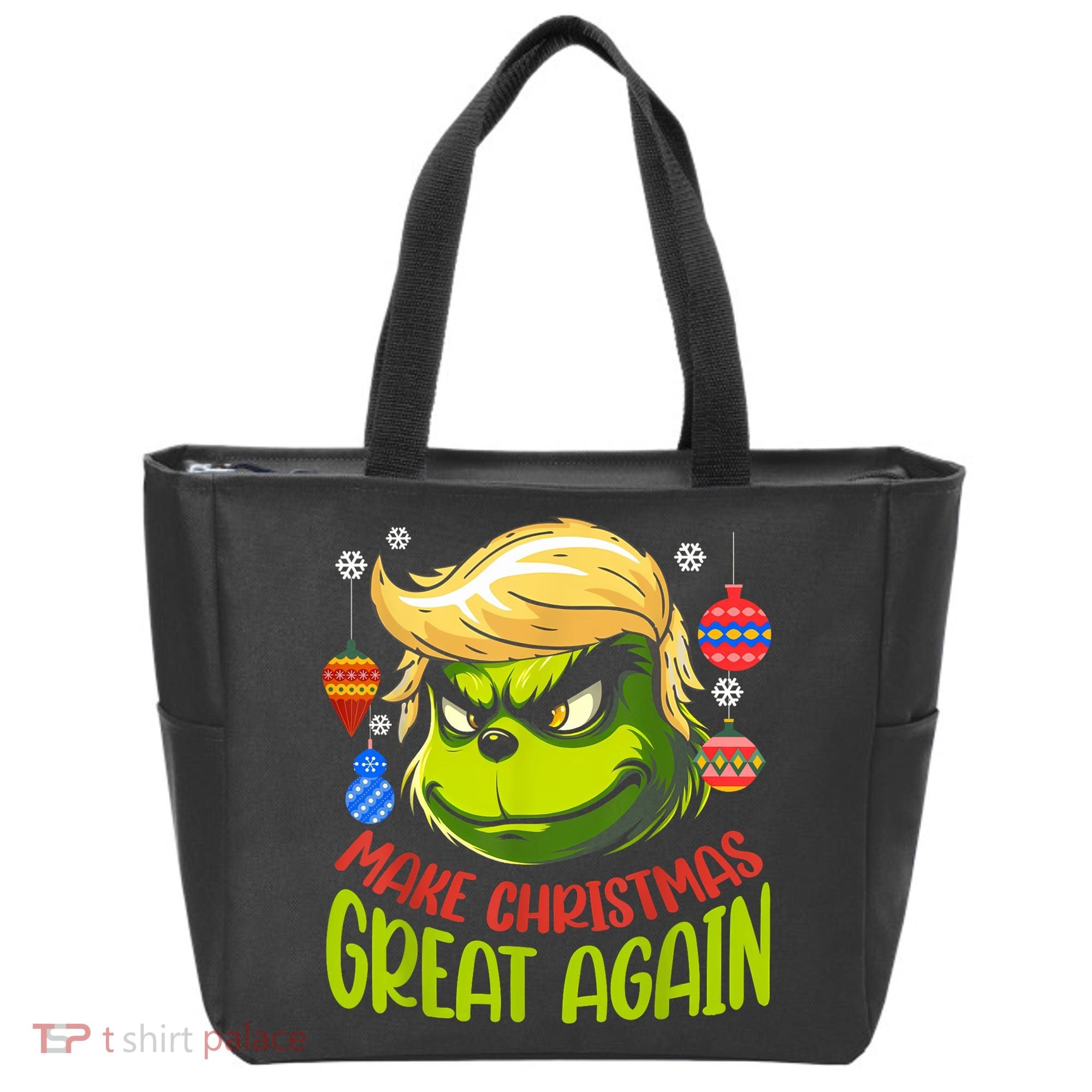 Make Christmas Great Again Donald Trump Xmas Funny Gift Tote Bag