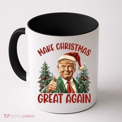 Make Christmas Great Again Donald Trump Funny Holiday Coffee Mug