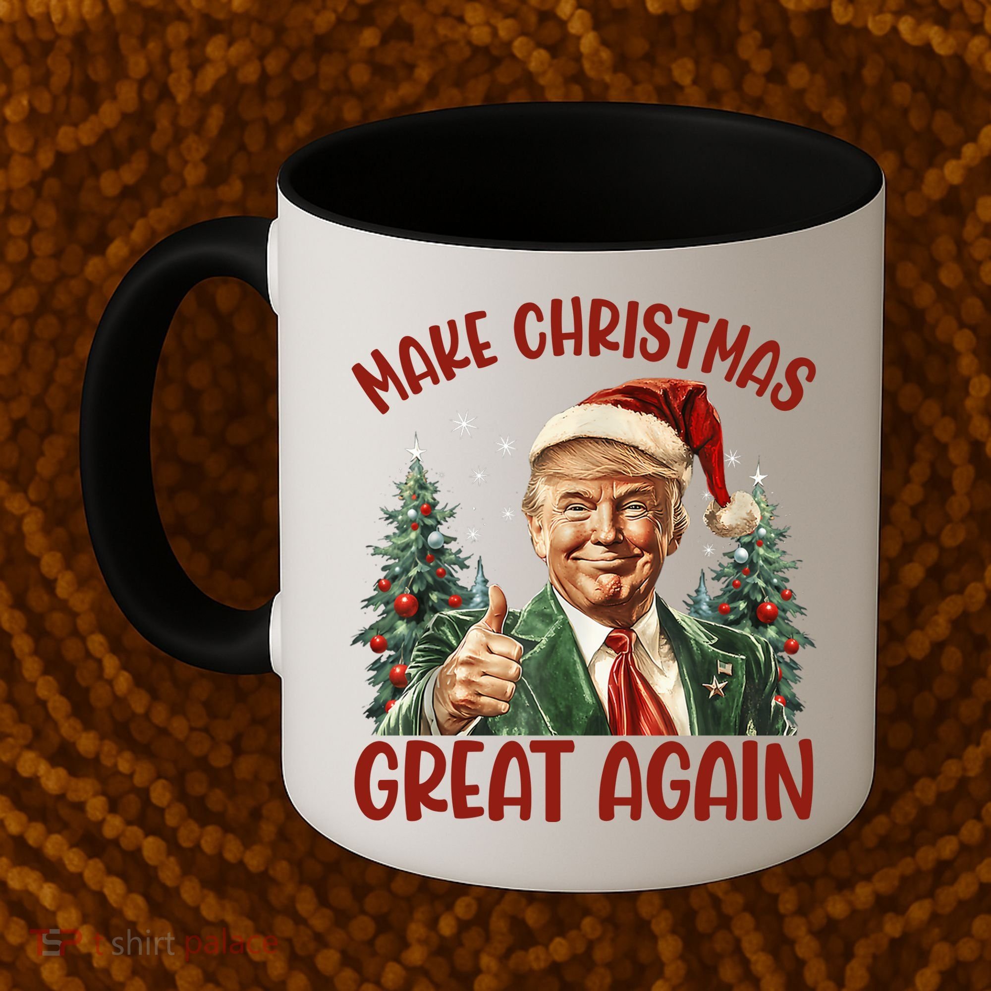 Make Christmas Great Again Donald Trump Funny Holiday Coffee Mug