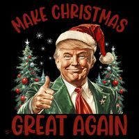 Make Christmas Great Again Donald Trump Funny Holiday Coffee Mug thumb 5