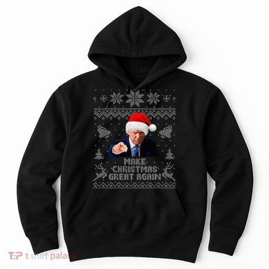 Make Christmas Great Again Donald Trump Holiday Hoodie
