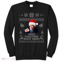 Make Christmas Great Again Donald Trump Holiday Sweatshirt thumb 0