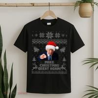 Make Christmas Great Again Donald Trump Holiday T-Shirt thumb 2