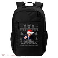 Make Christmas Great Again Donald Trump Holiday Backpack thumb 0