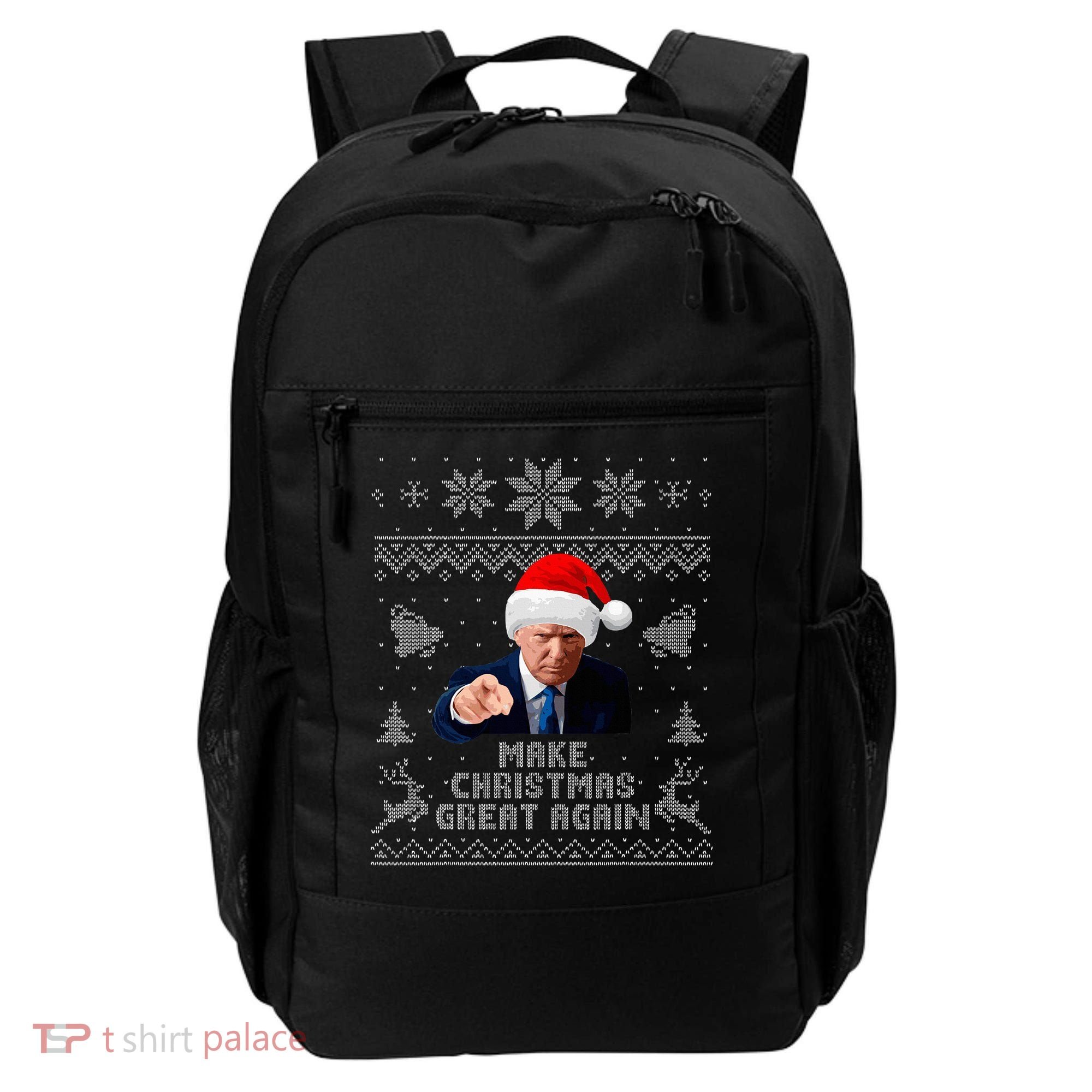 Make Christmas Great Again Donald Trump Holiday Backpack
