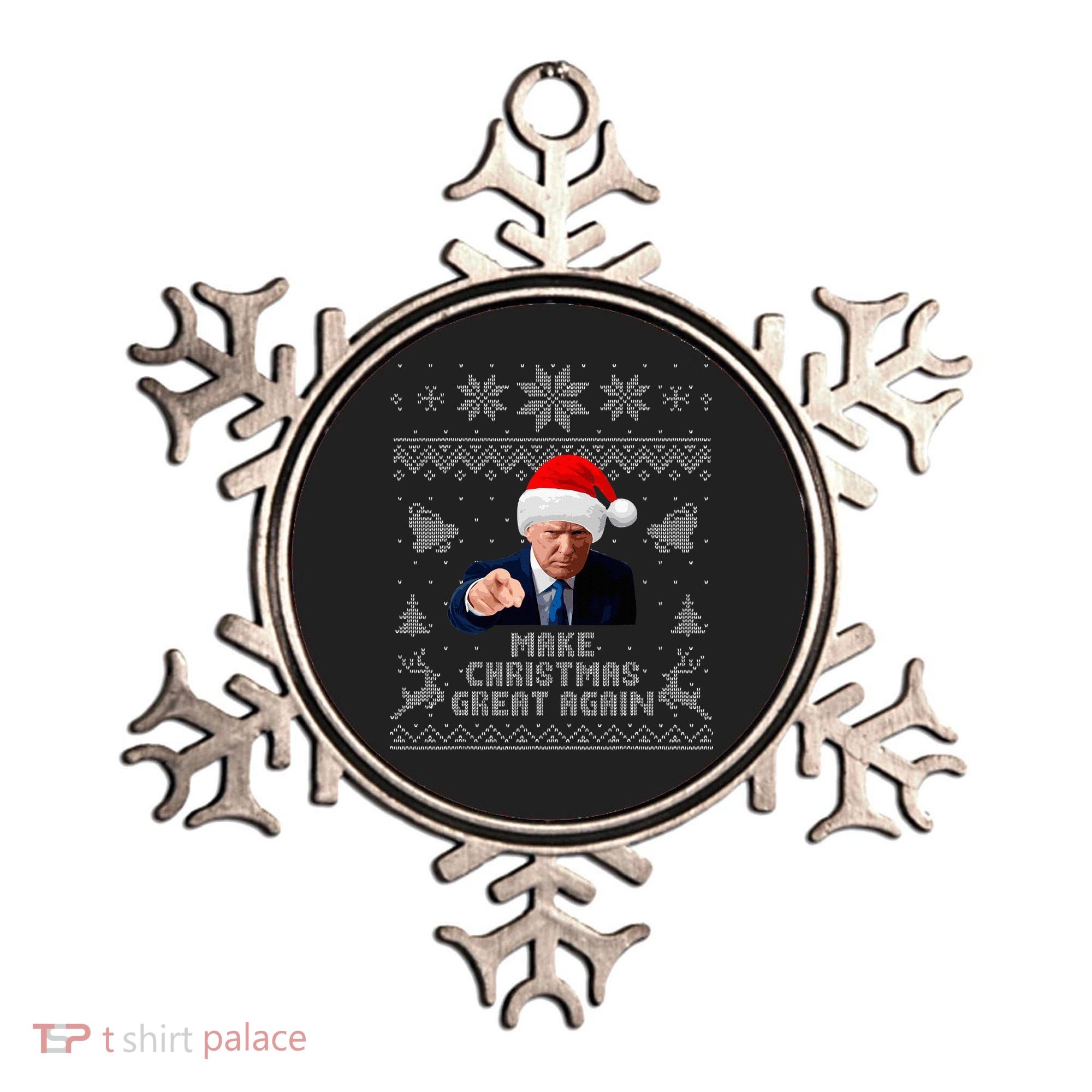 Make Christmas Great Again Donald Trump Holiday Ornament