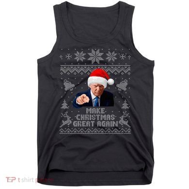 Make Christmas Great Again Donald Trump Holiday Tank Top