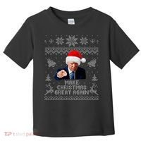 Make Christmas Great Again Donald Trump Holiday Toddler T-Shirt thumb 0