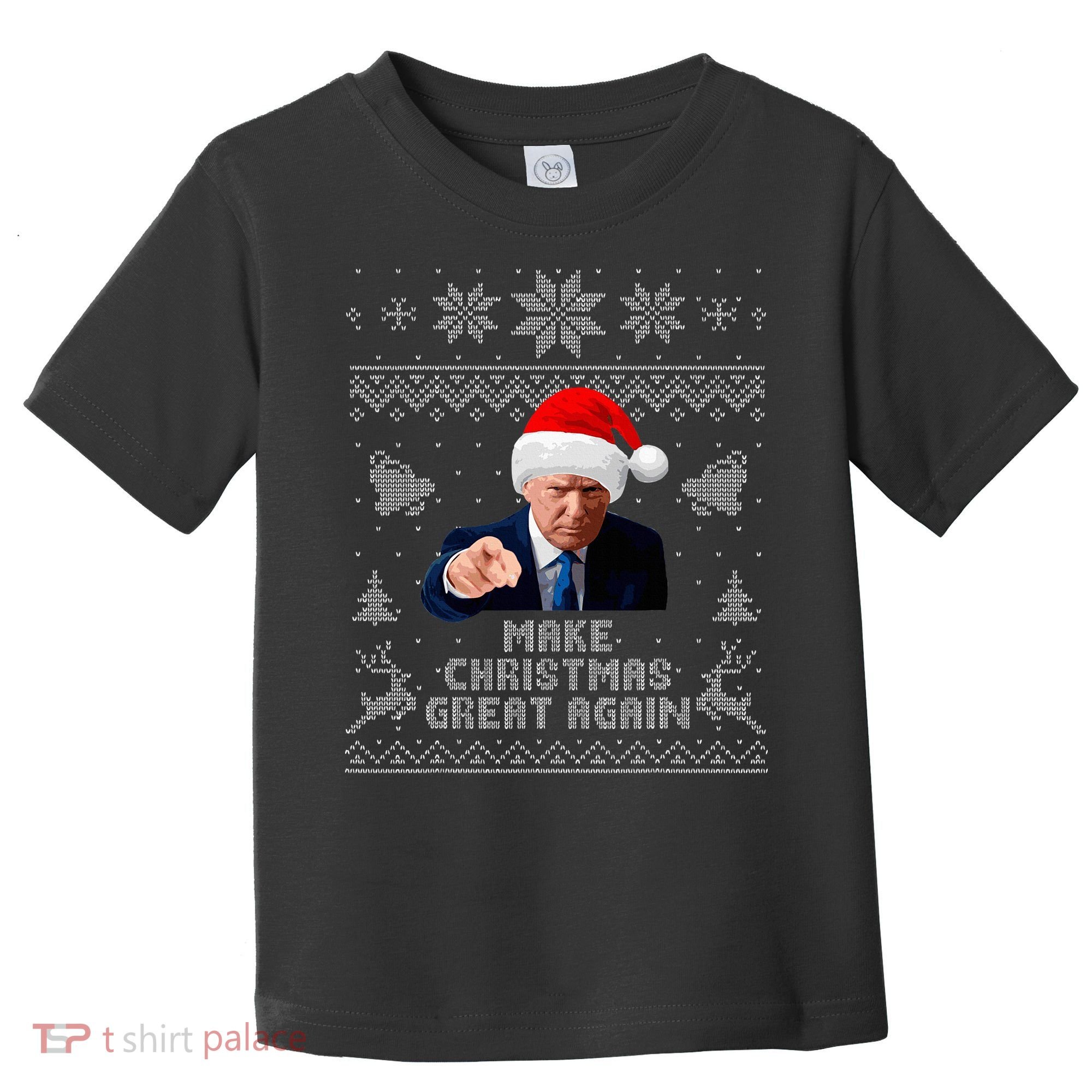 Make Christmas Great Again Donald Trump Holiday Toddler T-Shirt