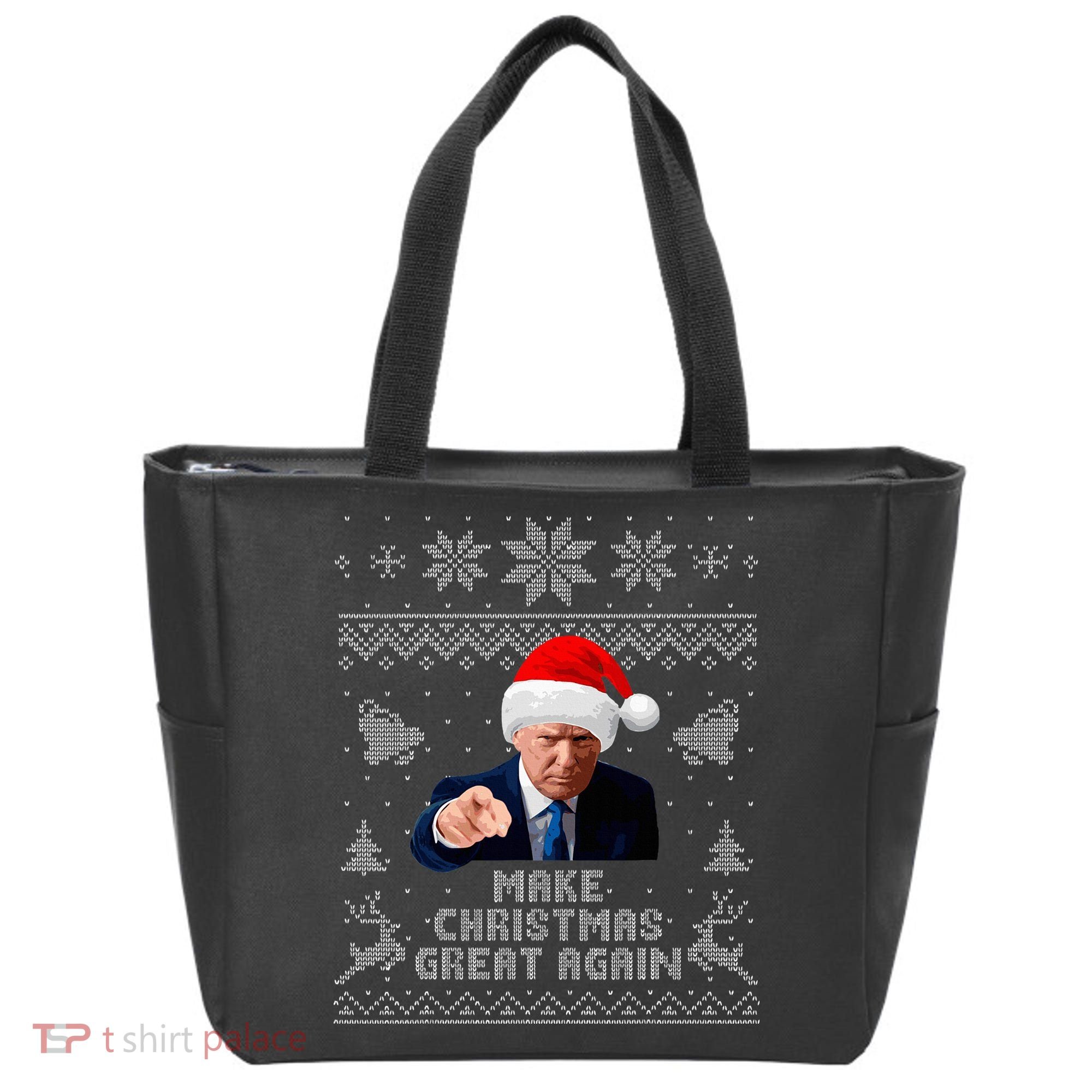 Make Christmas Great Again Donald Trump Holiday Tote Bag