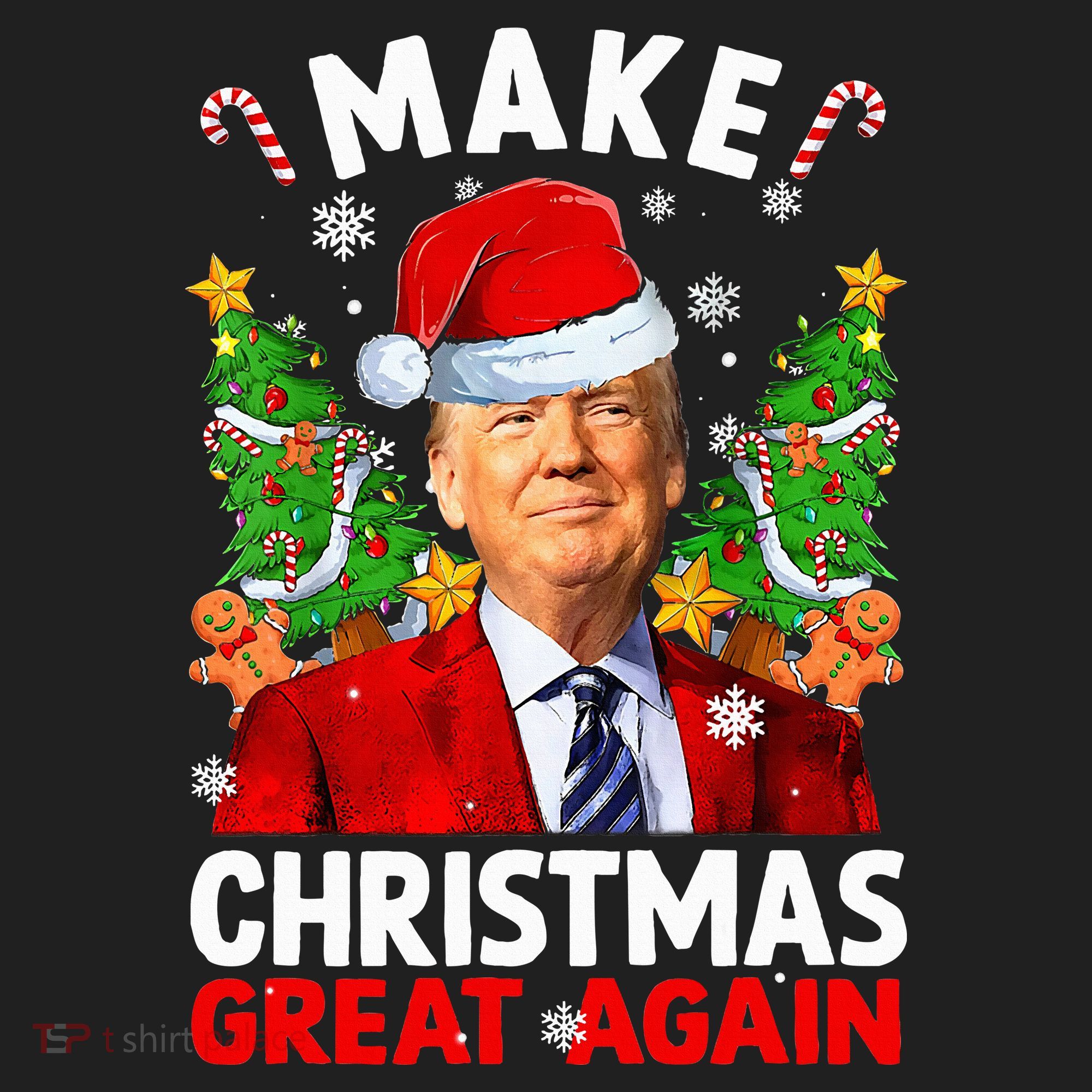 Make Christmas Great Again Funny Donald Trump Santa Xmas Tumbler