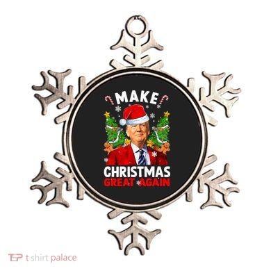 Make Christmas Great Again Funny Donald Trump Santa Xmas Ornament