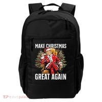 Make Christmas Great Again Santa Funny Christmas Pajamas Backpack thumb 0
