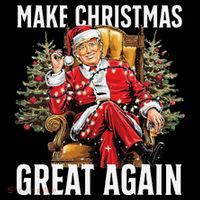 Make Christmas Great Again Santa Funny Christmas Pajamas Coffee Mug thumb 5