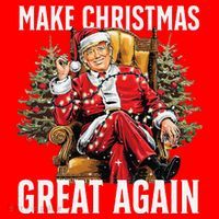 Make Christmas Great Again Santa Funny Christmas Pajamas Santa Hat thumb 1